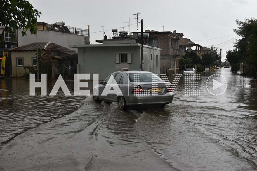 Θυμίζει Βενετία η Γαστούνη - Η κακοκαιρία στην Ηλεία «χτύπησε» Σαβάλια, Βάρδα, Μανωλάδα, Κουρούτα και Σκαφιδιά
