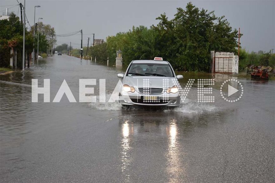 Θυμίζει Βενετία η Γαστούνη - Η κακοκαιρία στην Ηλεία «χτύπησε» Σαβάλια, Βάρδα, Μανωλάδα, Κουρούτα και Σκαφιδιά