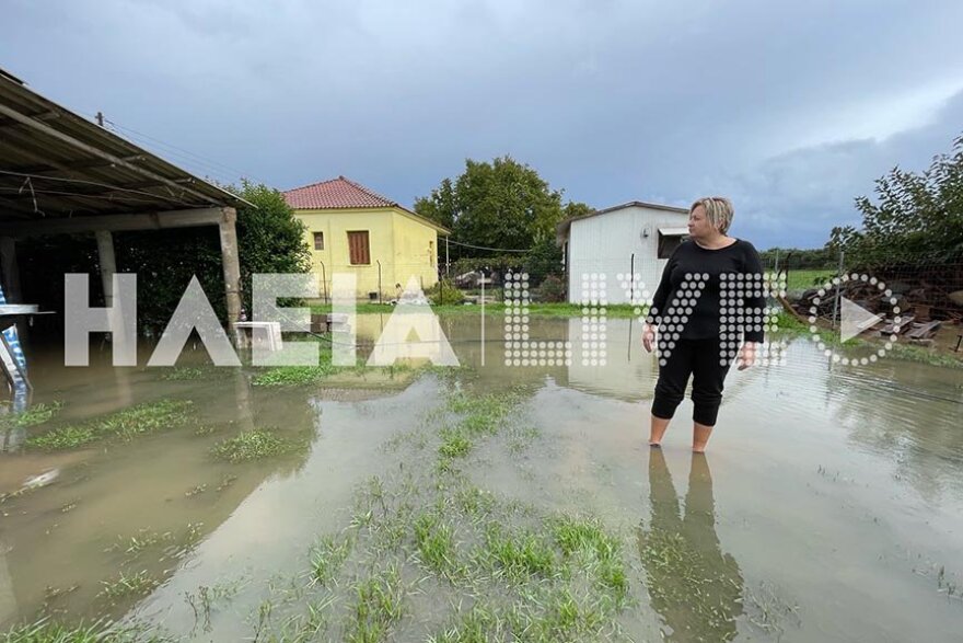 Θυμίζει Βενετία η Γαστούνη - Η κακοκαιρία στην Ηλεία «χτύπησε» Σαβάλια, Βάρδα, Μανωλάδα, Κουρούτα και Σκαφιδιά