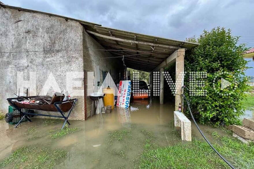 Θυμίζει Βενετία η Γαστούνη - Η κακοκαιρία στην Ηλεία «χτύπησε» Σαβάλια, Βάρδα, Μανωλάδα, Κουρούτα και Σκαφιδιά