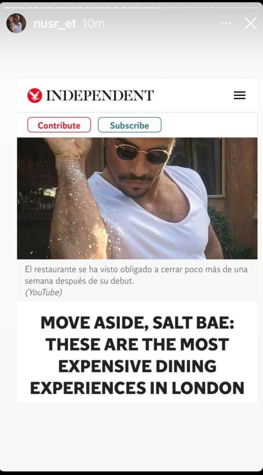 Ο «Salt Bae» αυτοτρολάρεται και... κονομάει!