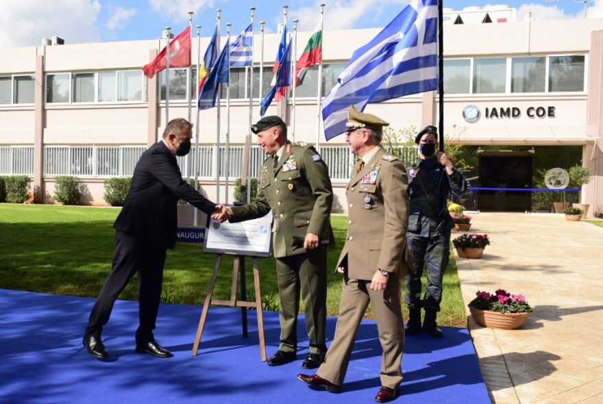 Ο Νίκος Παναγιωτόπουλος εγκαινίασε το Κέντρο Αριστείας Ολοκληρωμένης Αντιαεροπορικής Άμυνας στα Χανιά