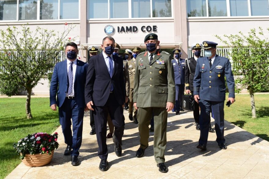 Ο Νίκος Παναγιωτόπουλος εγκαινίασε το Κέντρο Αριστείας Ολοκληρωμένης Αντιαεροπορικής Άμυνας στα Χανιά