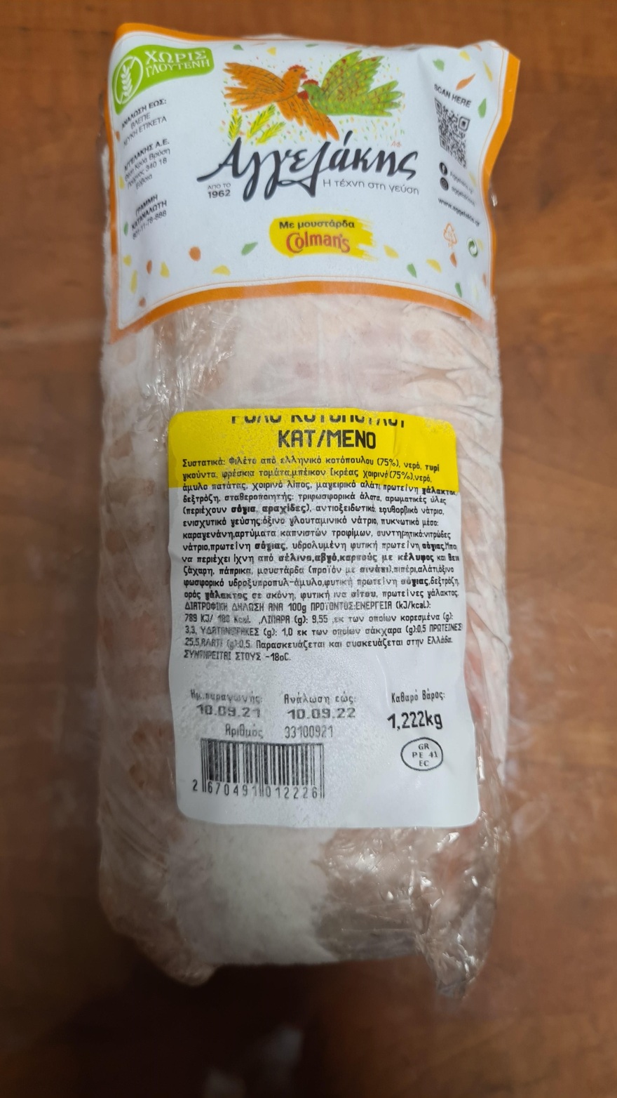 ΕΦΕΤ: Ανακαλείται ρολό κοτόπουλο λόγω σαλμονέλας