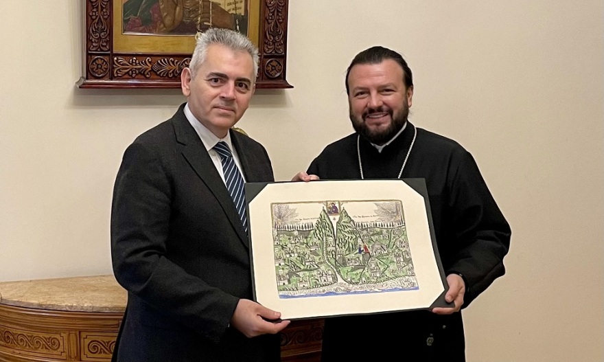 Επίσκεψη Χαρακόπουλου στη Μόσχα: Διαχρονική και σημαντική η παρουσία των Ελλήνων στην Ρωσία