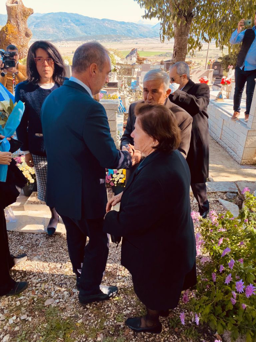 Με τους Βορειοηπειρώτες σε Κλεισούρα και Βουλιαράτες για την 28η Οκτωβρίου ο Κατσανιώτης