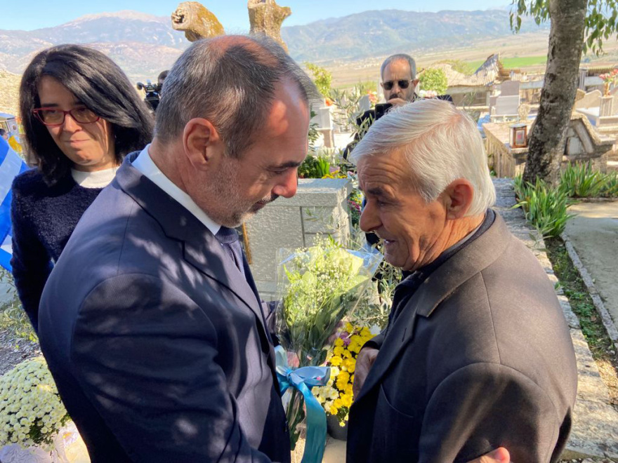 Με τους Βορειοηπειρώτες σε Κλεισούρα και Βουλιαράτες για την 28η Οκτωβρίου ο Κατσανιώτης