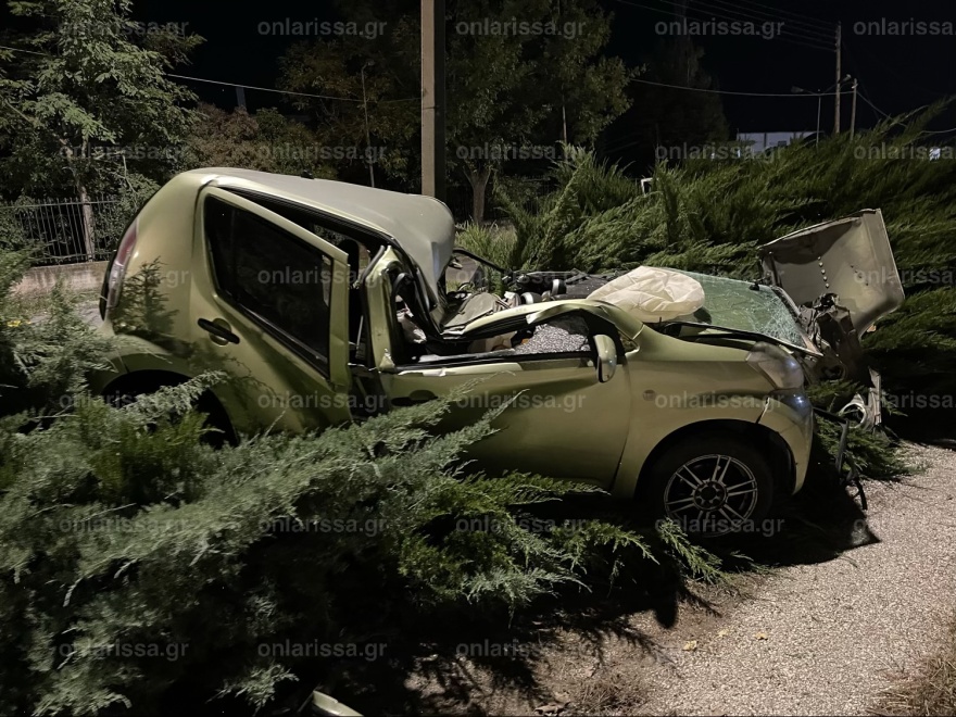 Τροχαίο δυστύχημα στη Λάρισα - Ένας νεκρός