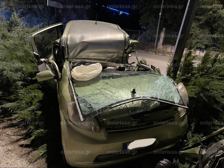 Τροχαίο δυστύχημα στη Λάρισα - Ένας νεκρός