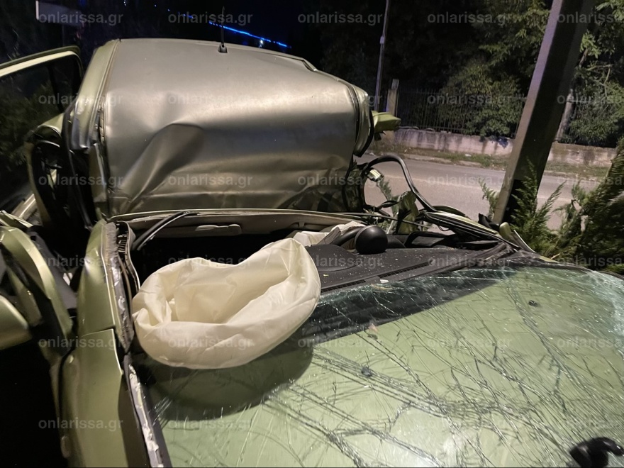 Τροχαίο δυστύχημα στη Λάρισα - Ένας νεκρός