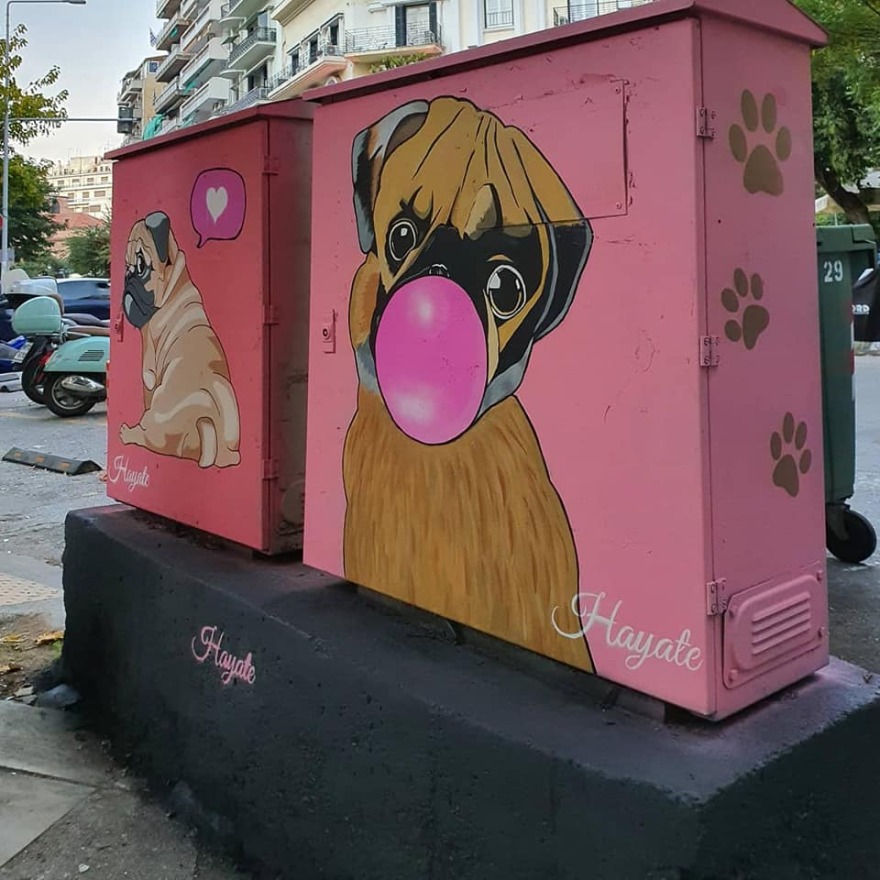 Καφάο μετατράπηκαν σε πίνακες ζωγραφικής στη Θεσσαλονίκη! - Δείτε φωτογραφίες