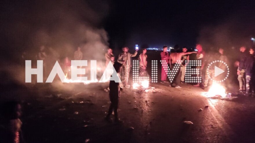 Ολοκληρώθηκε η  κινητοποίηση των Ρομά στα Βραχνέικα - Άνοιξε η εθνική οδός Πατρών- Πύργου