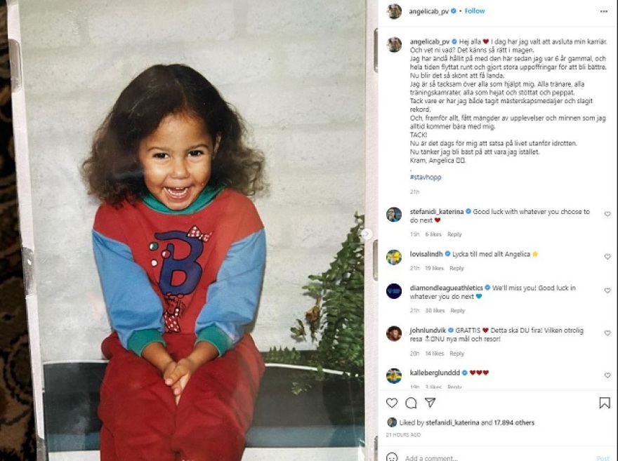 Αποσύρθηκε η Μπένγκτσον σε ηλικία 28 ετών από το επί κοντώ