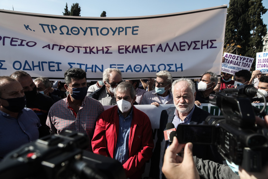 Στο Σύνταγμα σταφιδοπαραγωγοί της Πελοποννήσου