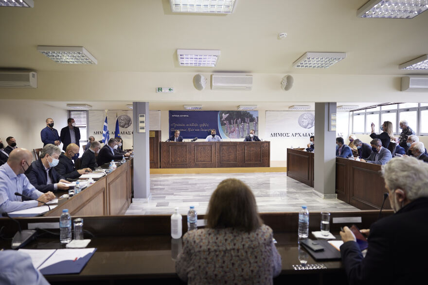 Μητσοτάκης: Ό,τι κάνουμε στη Βόρεια Εύβοια θα γίνει και για την αποκατάσταση της Αρχαίας Ολυμπίας