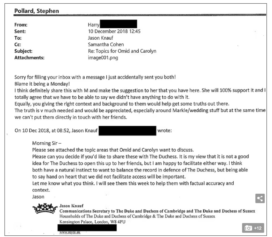 Είναι ψεύτρα η Μέγκαν Μάρκλ; Ο πόλεμος των email της Δούκισας με τα βρετανικά tabloid