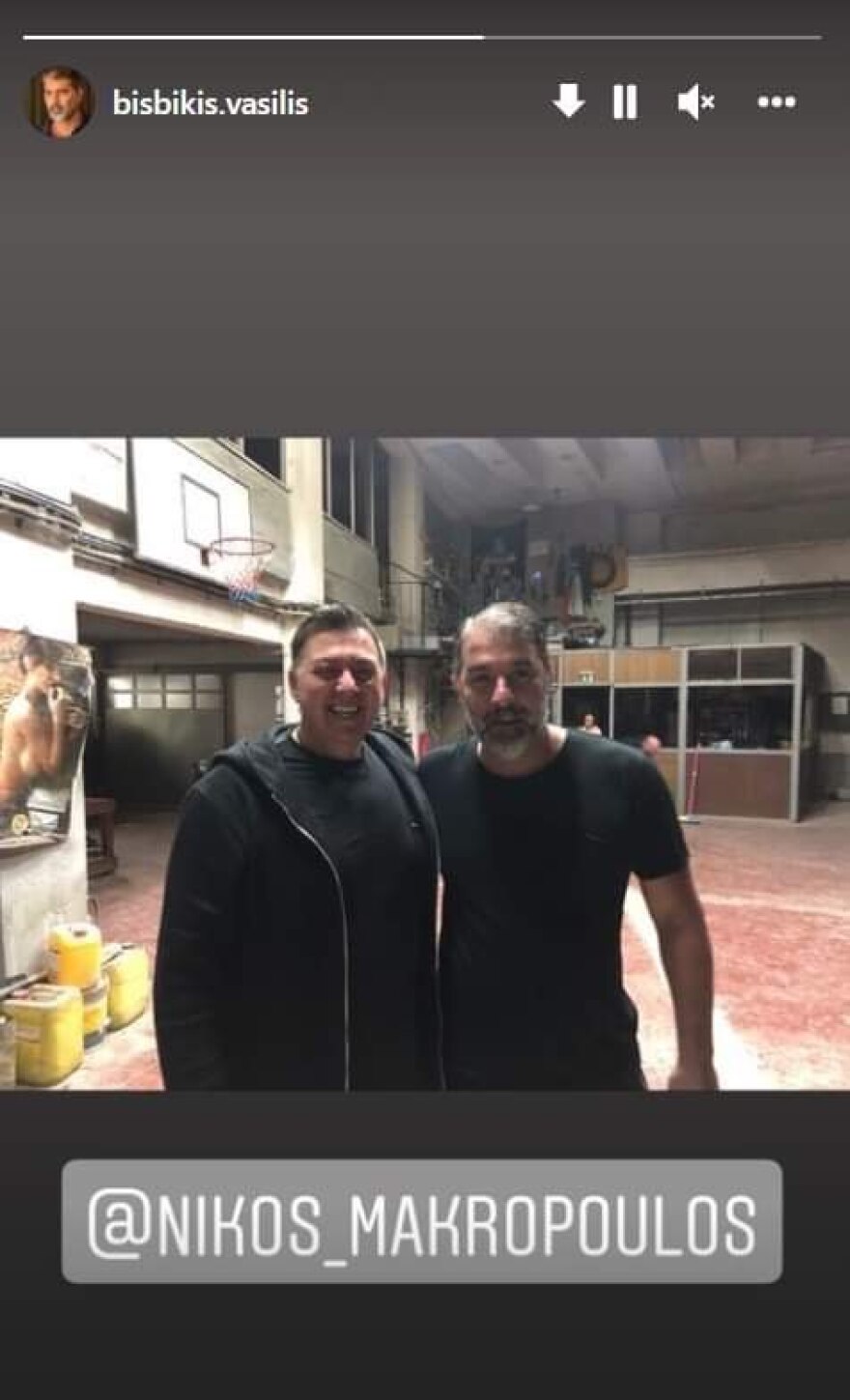 Νίκος Μακρόπουλος - Βασίλης Μπισμπίκης: Το story του ηθοποιού μετά την παράσταση «Άνθρωποι και Ποντίκια»