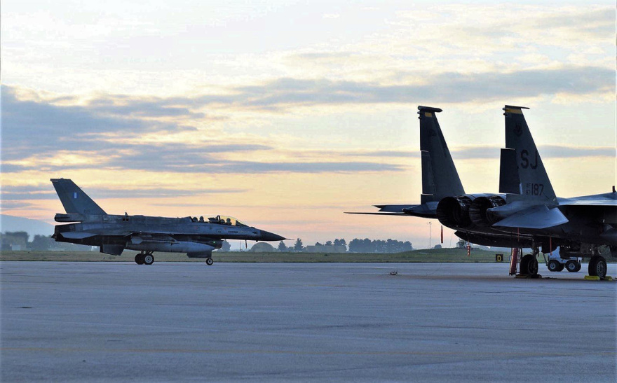 Διασυμμαχικές ασκήσεις Ελλάδας - ΗΠΑ με τη συμμετοχή αμερικανικών F-15E