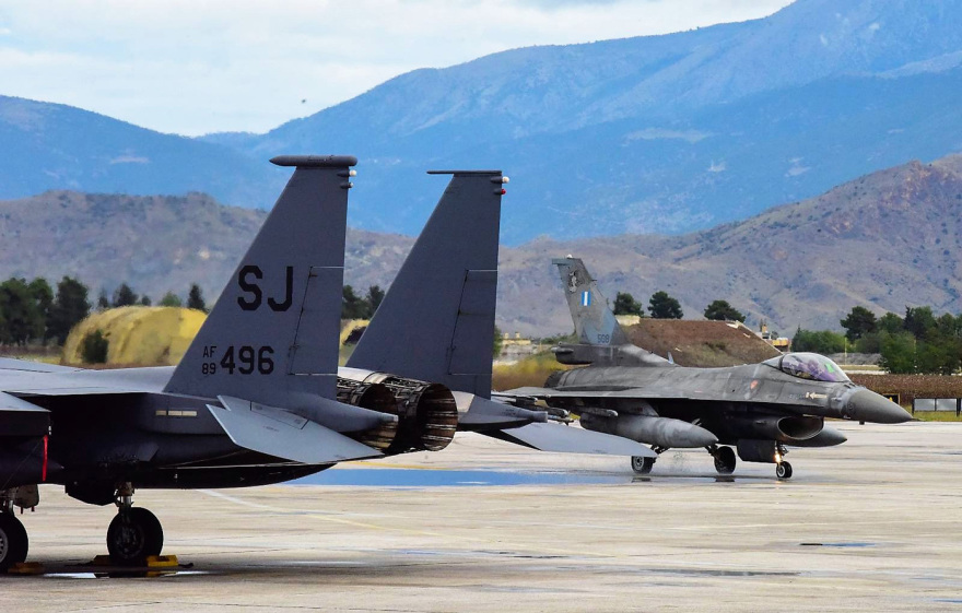 Διασυμμαχικές ασκήσεις Ελλάδας - ΗΠΑ με τη συμμετοχή αμερικανικών F-15E