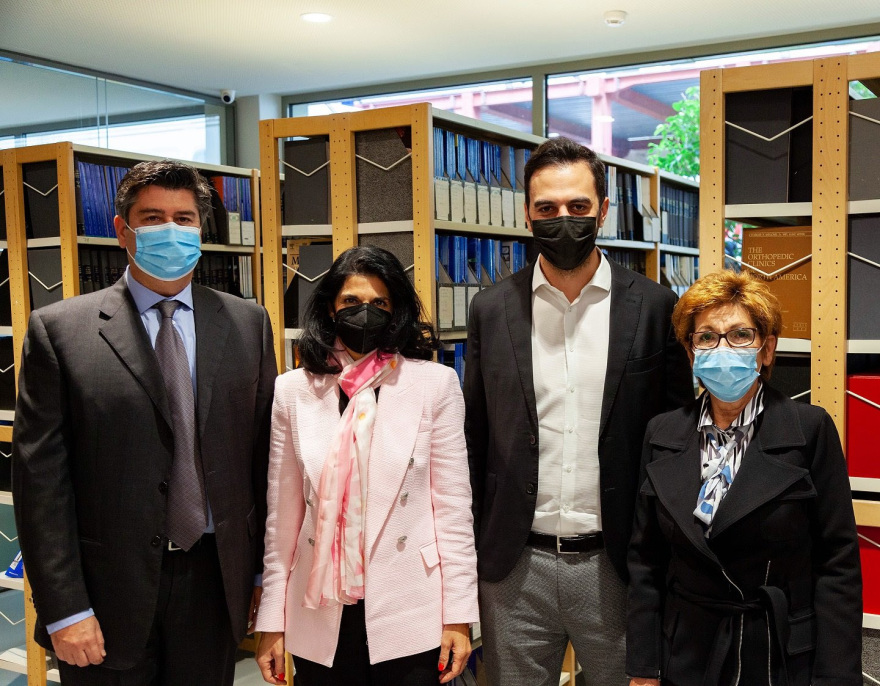 Εγκαινιάστηκε βιβλιοθήκη μετά από επιθυμία της Φώφης Γεννηματά στον «Ευαγγελισμό»