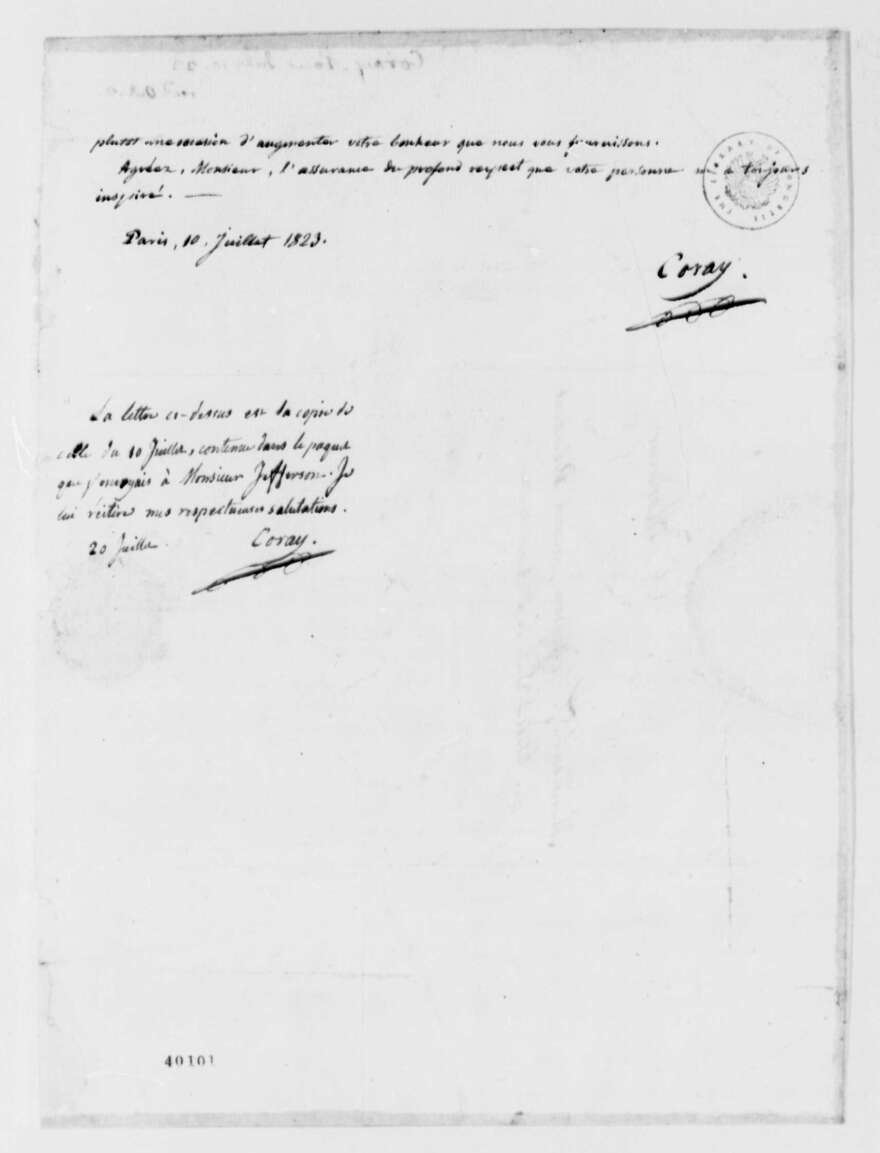 Η αλληλογραφία Κοραή - Τζέφερσον για πρώτη φορά στα ελληνικά