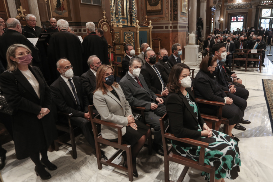 Πατριάρχης Βαρθολομαίος και Αρχιεπίσκοπος Ιερώνυμος συλλειτούργησαν στη Μητρόπολη Αθηνών