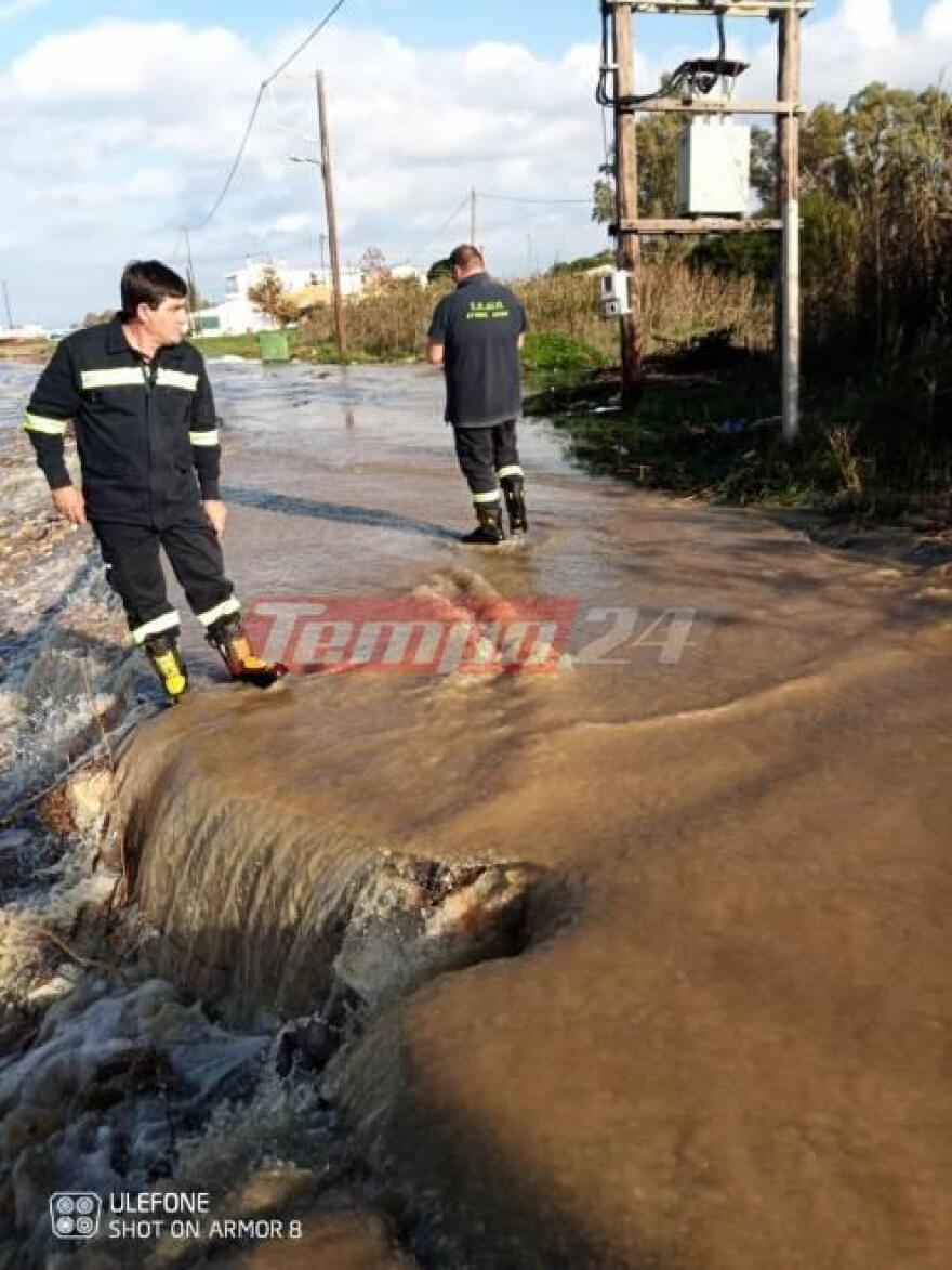 Καιρός: Πλημμύρισαν σπίτια, αποθήκες και καταστήματα στη Δυτική Αχαΐα