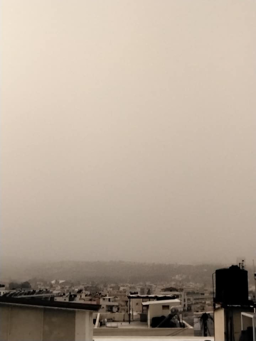 Η αφρικανική σκόνη «έπνιξε» την Κρήτη - Δείτε φωτογραφίες