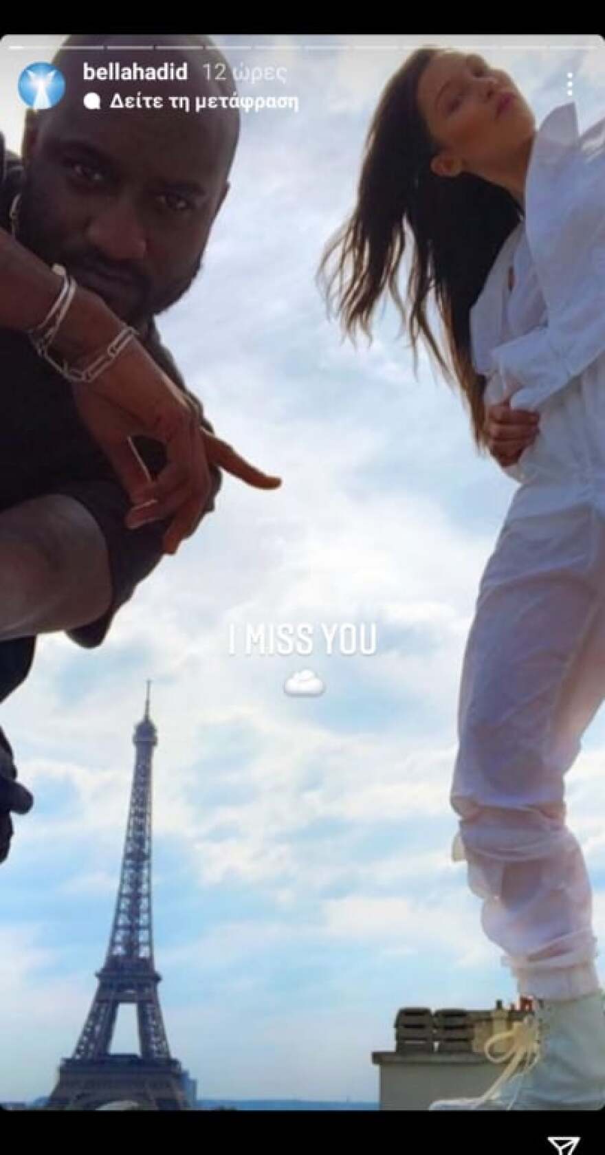 Μπέλα Χαντίντ: H σπαρακτική ανάρτηση για τον θάνατο του σχεδιαστή, Virgil Abloh και τα κοινά στιγμιότυπα στο Instagram