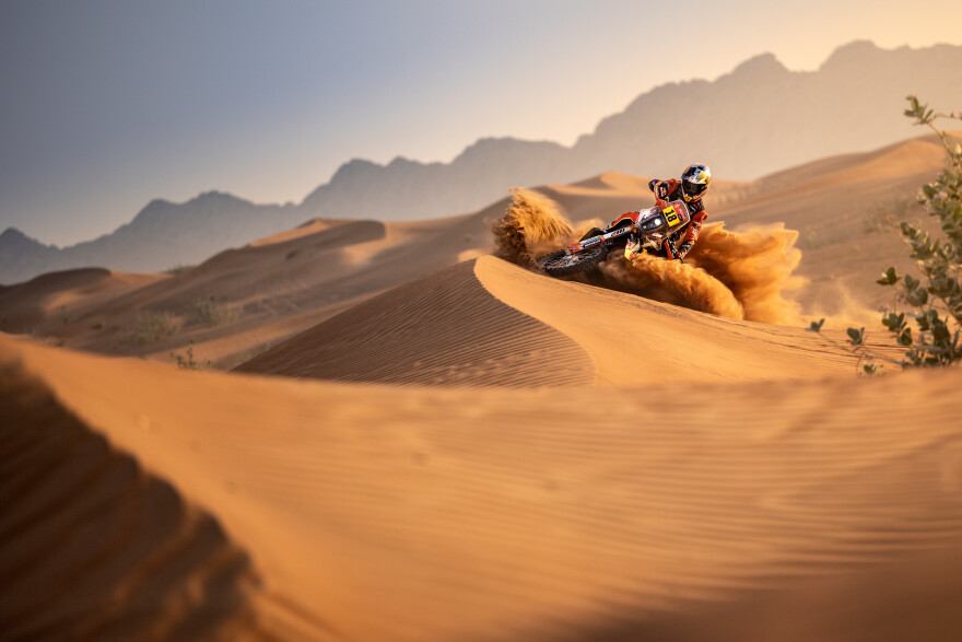 Ένας Έλληνας μοτοσικλετιστής στο ράλι Ντακάρ 