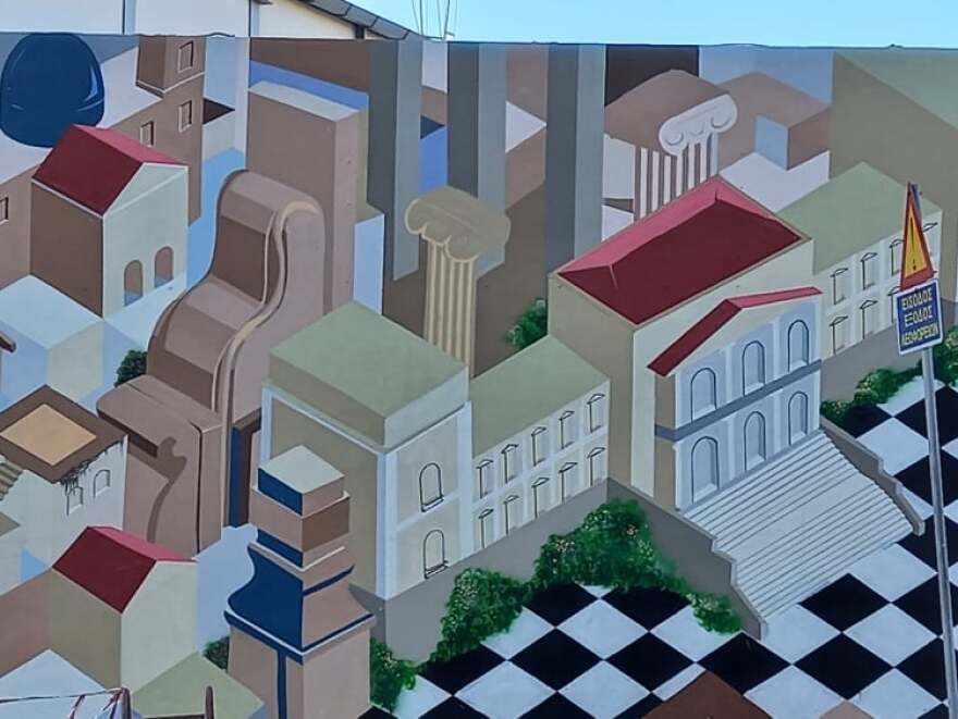 Η ιστορία της Σύρου σε ένα γκράφιτι