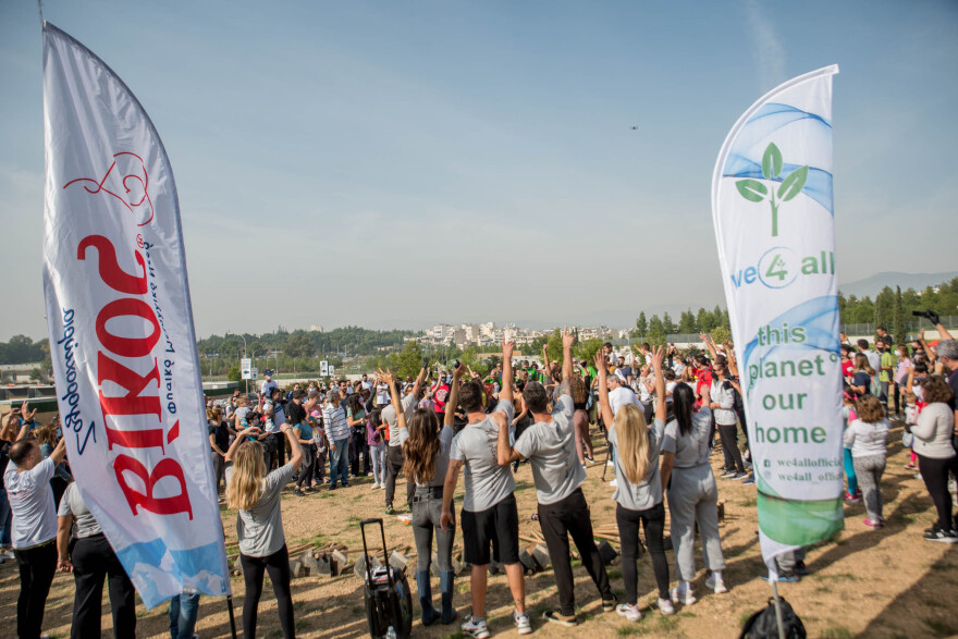 Βίκος A.E.: Εκατοντάδες εθελοντές φύτεψαν 1.300 δέντρα στο Ολυμπιακό Κέντρο Γαλατσίου