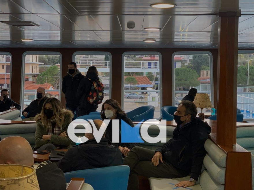 Στη Βόρεια Εύβοια ο Μητσοτάκης με το πλοίο από Αρκίτσα για το σχέδιο ανασυγκρότησης της περιοχής