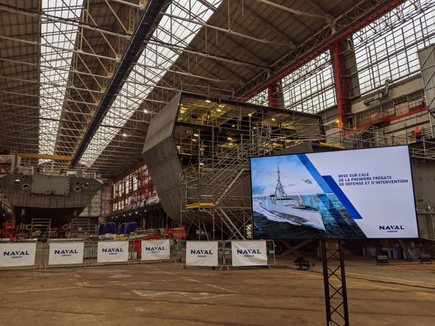 Γαλλία: Ξεκίνησε το «κτίσιμο» της πρώτης φρεγάτας «Belharra» στο ναυπηγείο της Λοριάν