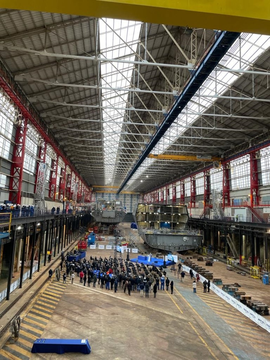 Γαλλία: Ξεκίνησε το «κτίσιμο» της πρώτης φρεγάτας «Belharra» στο ναυπηγείο της Λοριάν