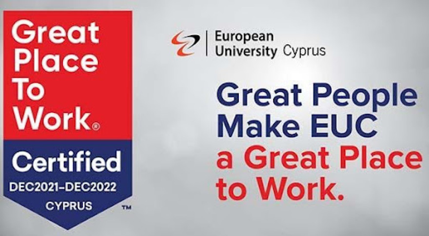 Το Ευρωπαϊκό Πανεπιστήμιο Κύπρου είναι «A Great Place to Work®»