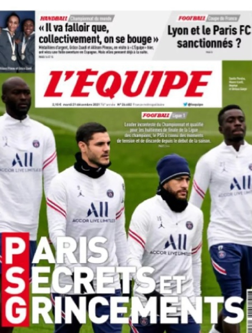 Καυτές αποκαλύψεις της Equipe για Παρί: «Κλίκες, κόντρες, πάρτι και προνόμια»