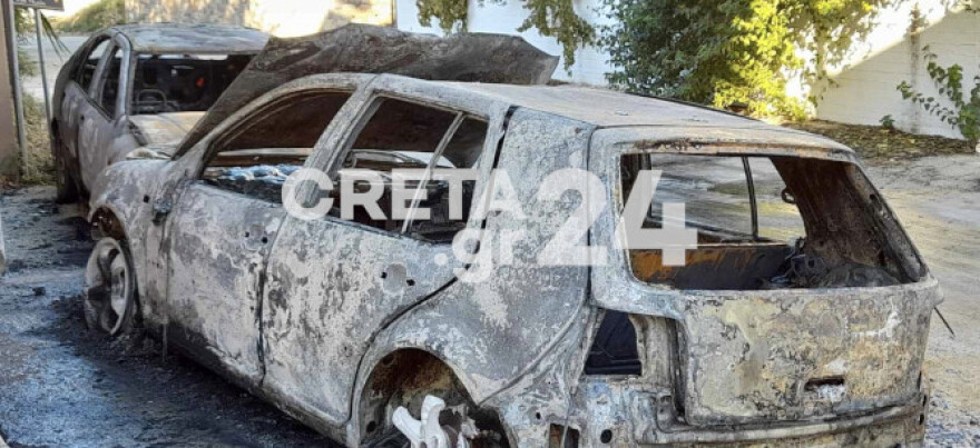 Εμπρησμός σε δυο αυτοκίνητα σε θέρετρο του Ηρακλείου