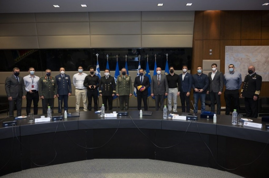 Ο Νίκος Παναγιωτόπουλος τίμησε την Εθνική Ομάδα Πόλο