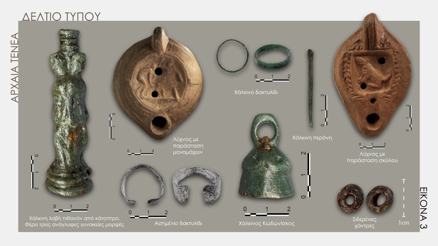 Σημαντικά ευρήματα έφερε στο φως η ανασκαφή στο Χιλιομόδι Κορινθίας  - Δείτε φωτογραφίες