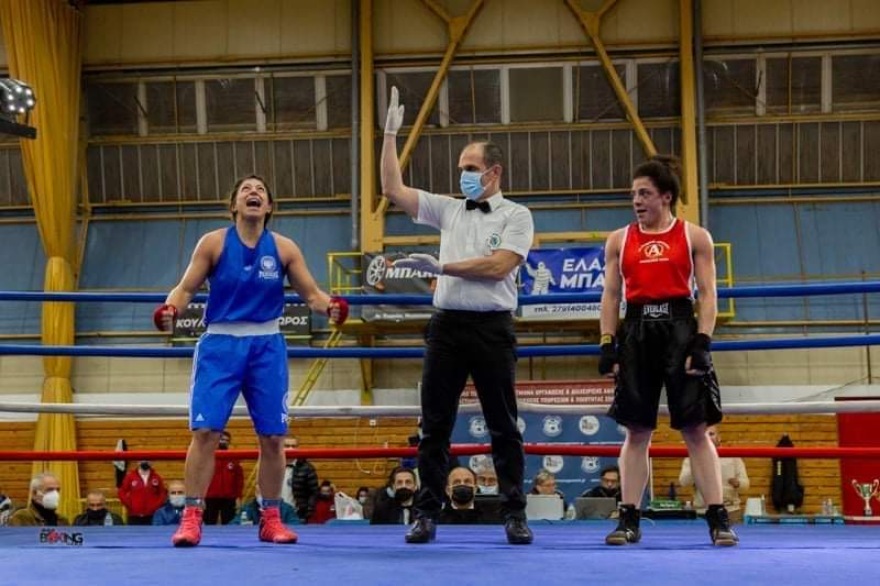 Πυγμαχία: Πρωταθλήτρια Ελλάδας η Όλγα-Παυλίνα Παπαδάτου