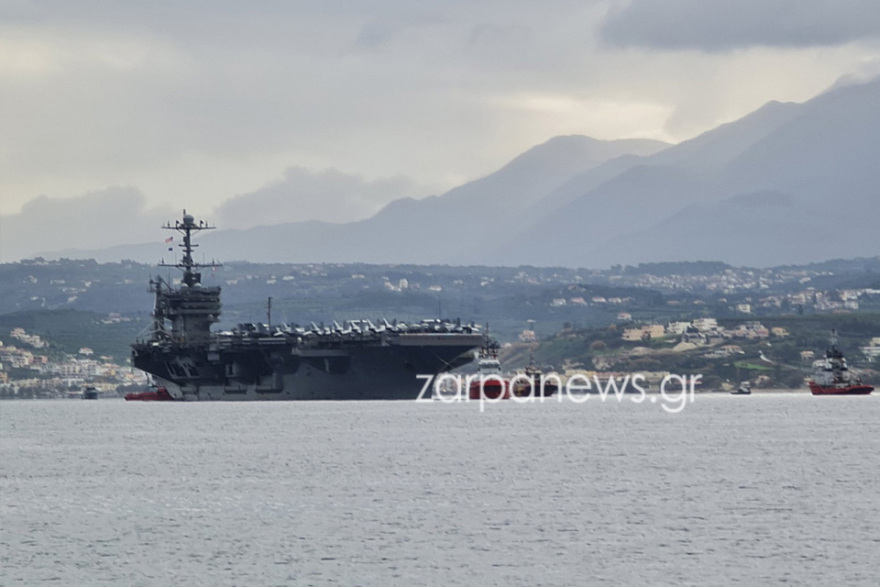 Στη Σούδα κατέπλευσε το αμερικανικό αεροπλανοφόρο Harry S. Truman