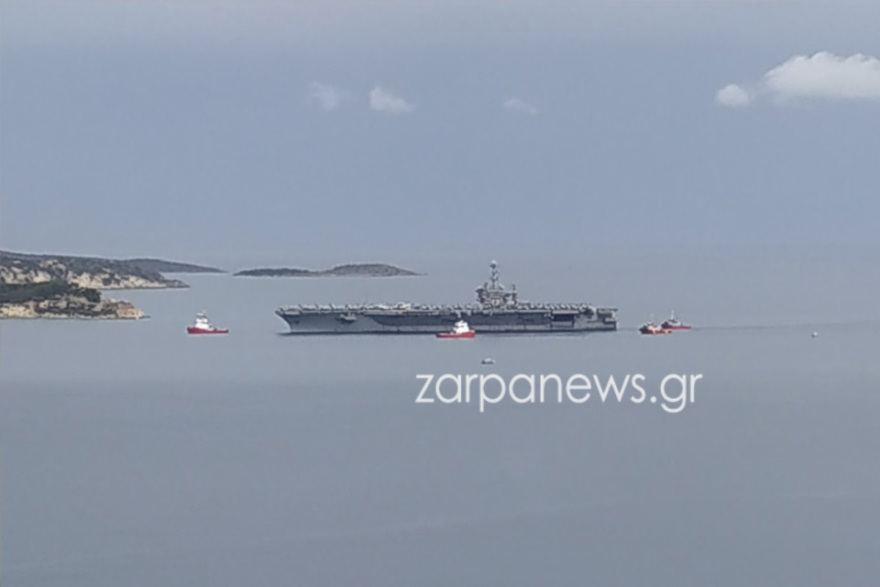 Στη Σούδα κατέπλευσε το αμερικανικό αεροπλανοφόρο Harry S. Truman