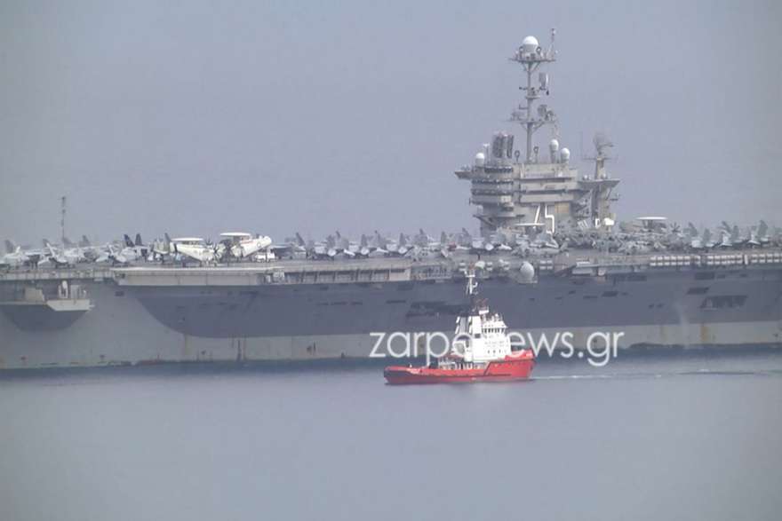 Στη Σούδα κατέπλευσε το αμερικανικό αεροπλανοφόρο Harry S. Truman