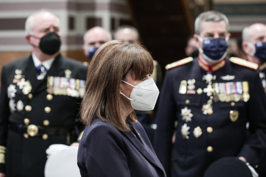 Η Σακελλαροπούλου στην πρωτοχρονιάτικη δοξολογία της Μητρόπολης Αθηνών