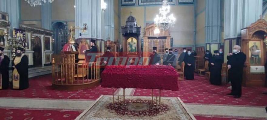 Μητροπολίτης Αιτωλίας: Έφτασε η σορός του στον Ι.Ν. Αγίου Σπυρίδωνος στο Μεσολόγγι (βίντεο)