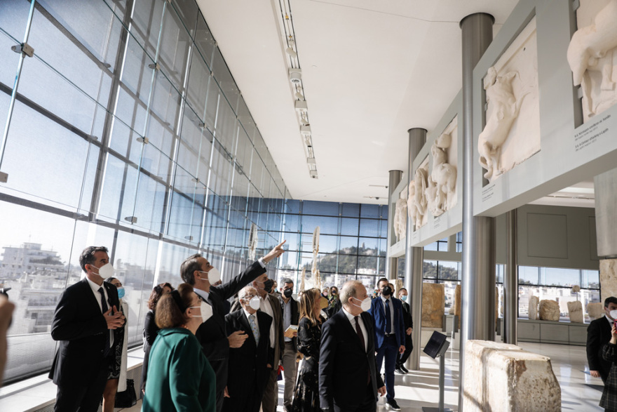 Μητσοτάκης από το Μουσείο της Ακρόπολης: Ηχηρό μήνυμα η επιστροφή των 10 θραυσμάτων του Παρθενώνα