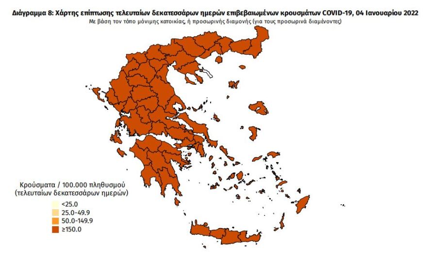 Κορωνοϊός: Εκτινάχθηκαν στα 50.126 τα νέα κρούσματα, τα 19.828 στην Αττική 