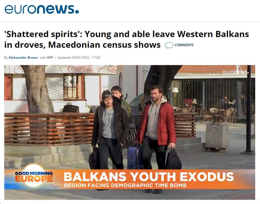 Απόδημοι Σκοπιανοί κατά Euronews επειδή αποκάλεσε «βορειομακεδονική» την απογραφή στη χώρα