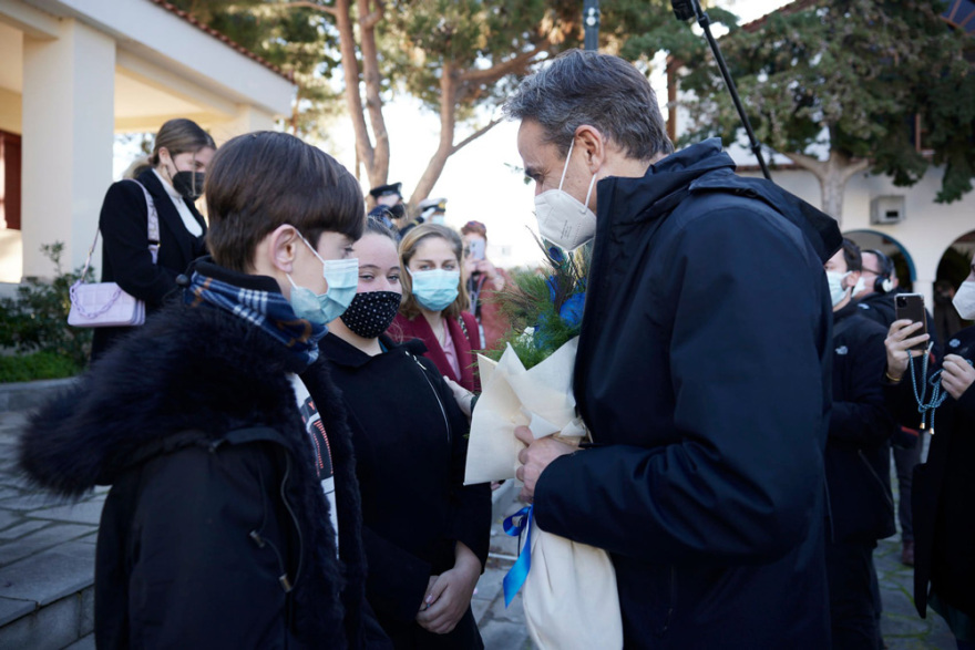 Μητσοτάκης από Άγιο Ευστράτιο: Επιλογή ζωής το εμβόλιο 